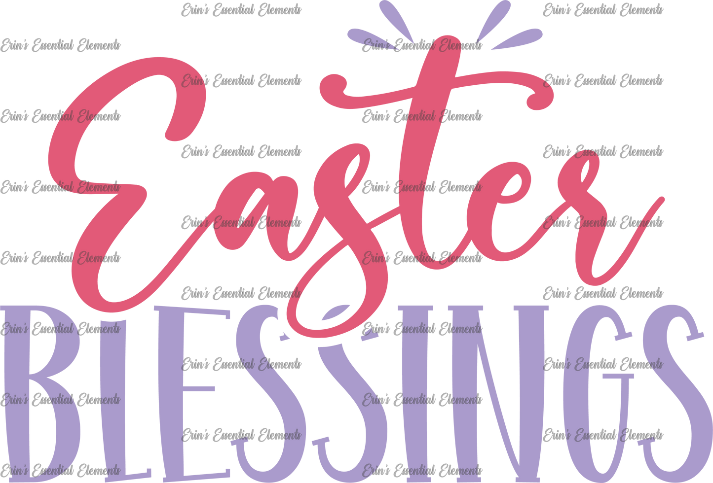 Easter Blessings DTF Heat Transfer